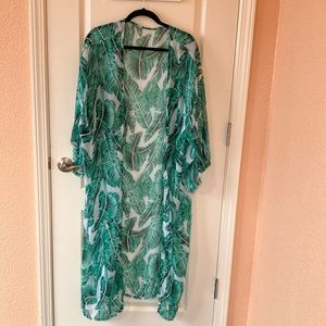 Host Pick! EUC semi-sheer swim coverup. One size fits most.